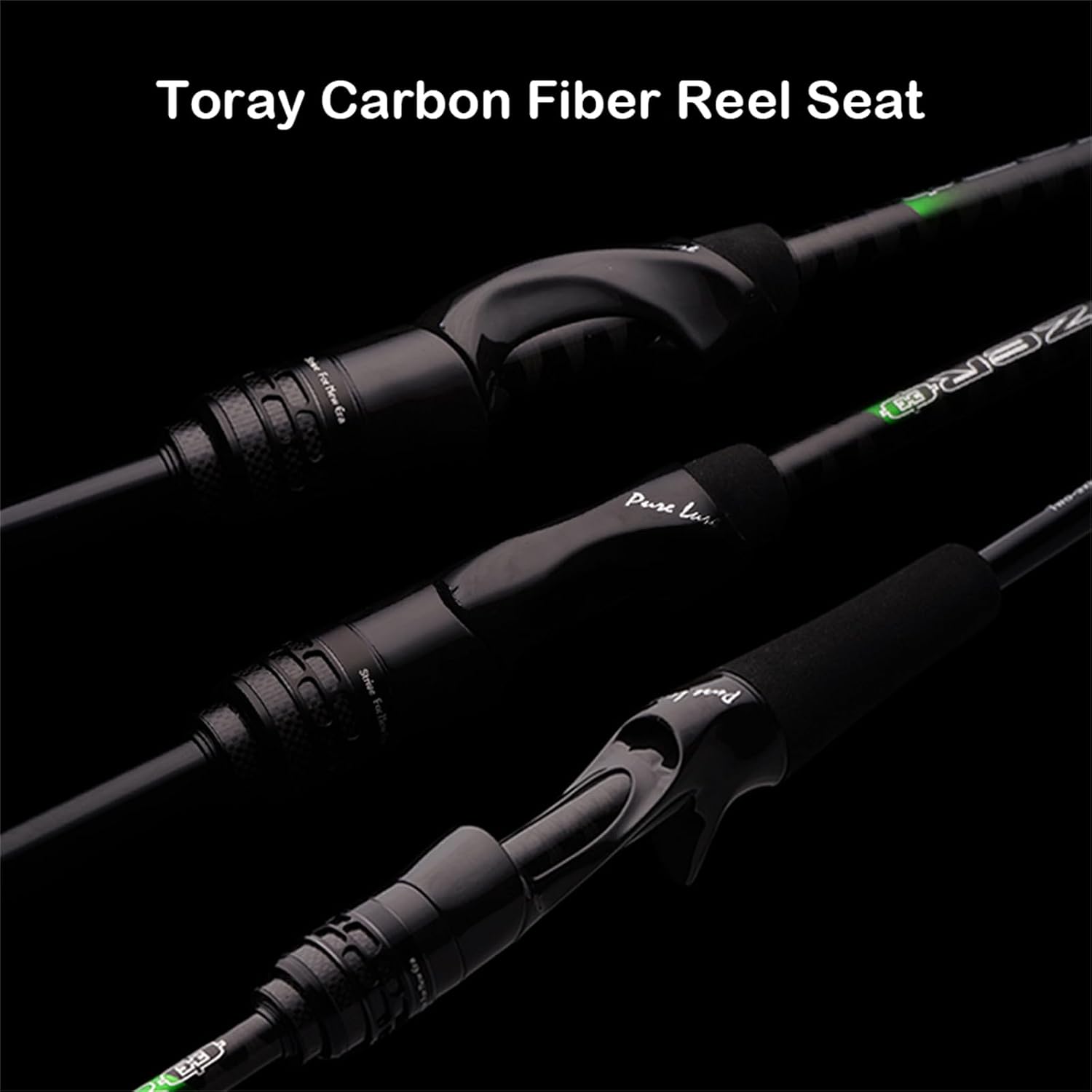 PURELURE Zero Ultralight Fishing Rod Solid Tip Spinning Casting Rod 2pc/5pc