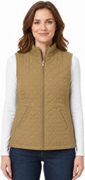 Bienzoe Womens Lightweight Quilted Vest: Warm Daily Layer