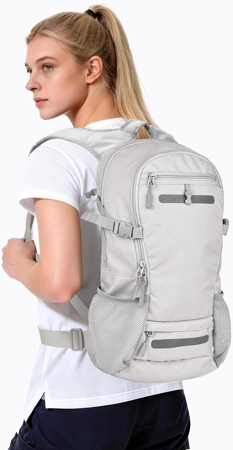 Zavothy 20L Multipurpose Hiking Backpack with 3L Water Bladder – Durable Hydration Backpack with Insulated Bladder Compartment, Hidden Helmet Holder & Rain Cover – for Hiking, Commuting, and Camping