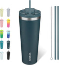 BJPKPK 26 oz Coffee Tumbler with Straw, Insulated Stainless Steel Cup