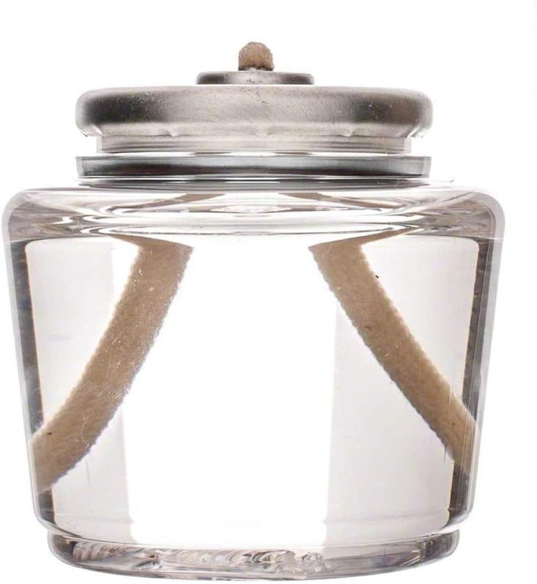 D'light Online HD15 Liquid Votive Candles Fuel Cells - 15 Hour Burn Time Liquid Wax Disposable Clear Plastic Fuel Cells for Wedding Hotel, Restaurant Tables and Emergency Candles - Set of 96