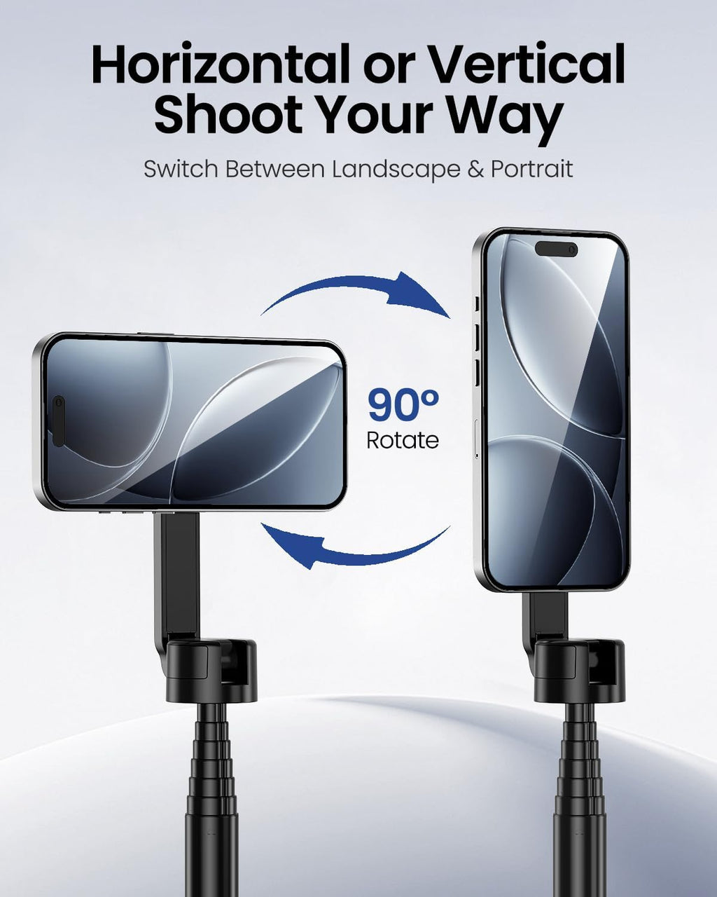 UBeesize 70" Auto-Open MagSafe Selfie Stick Phone Tripod for iPhone&Android
