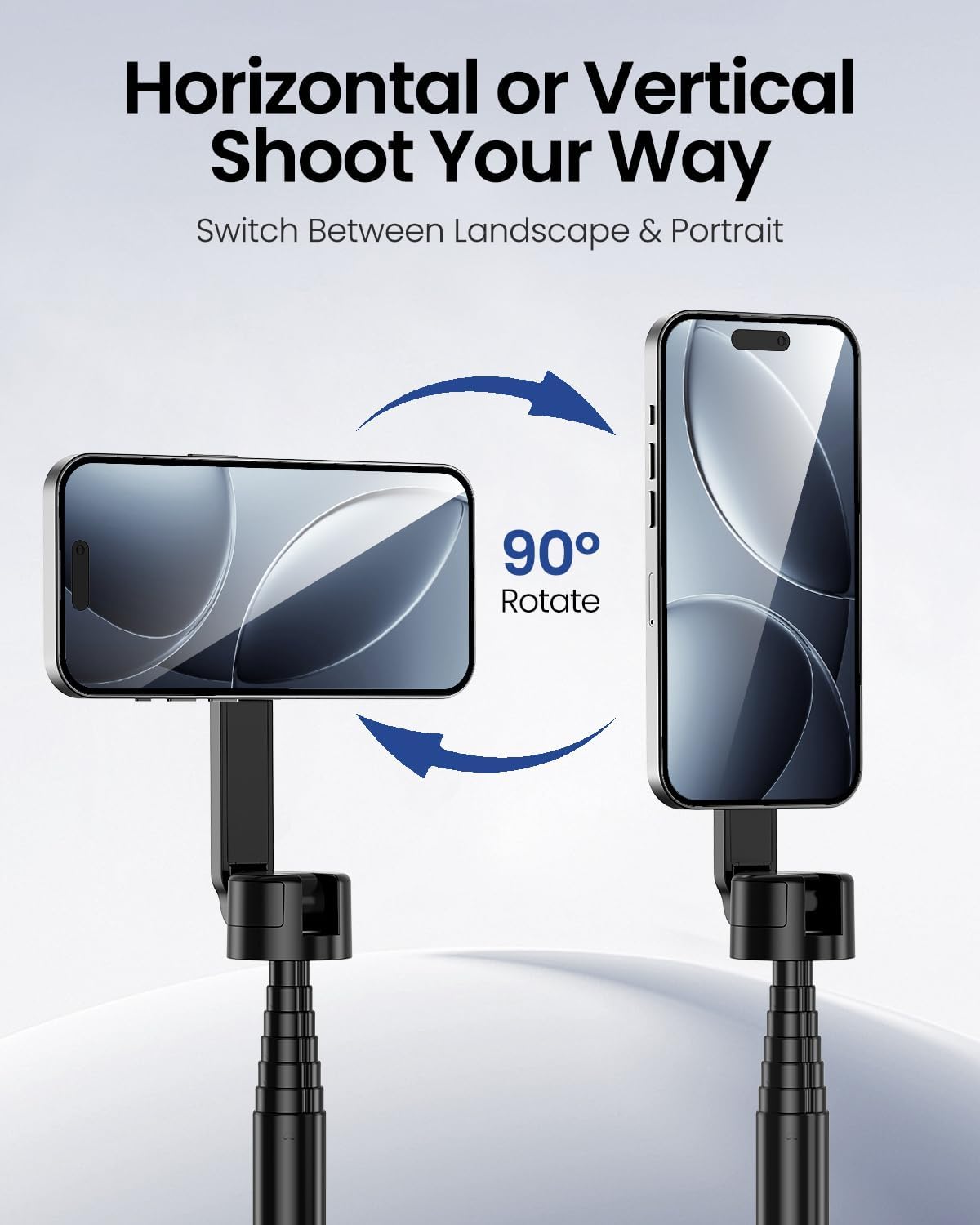 UBeesize 70" Auto-Open MagSafe Selfie Stick Phone Tripod for iPhone&Android