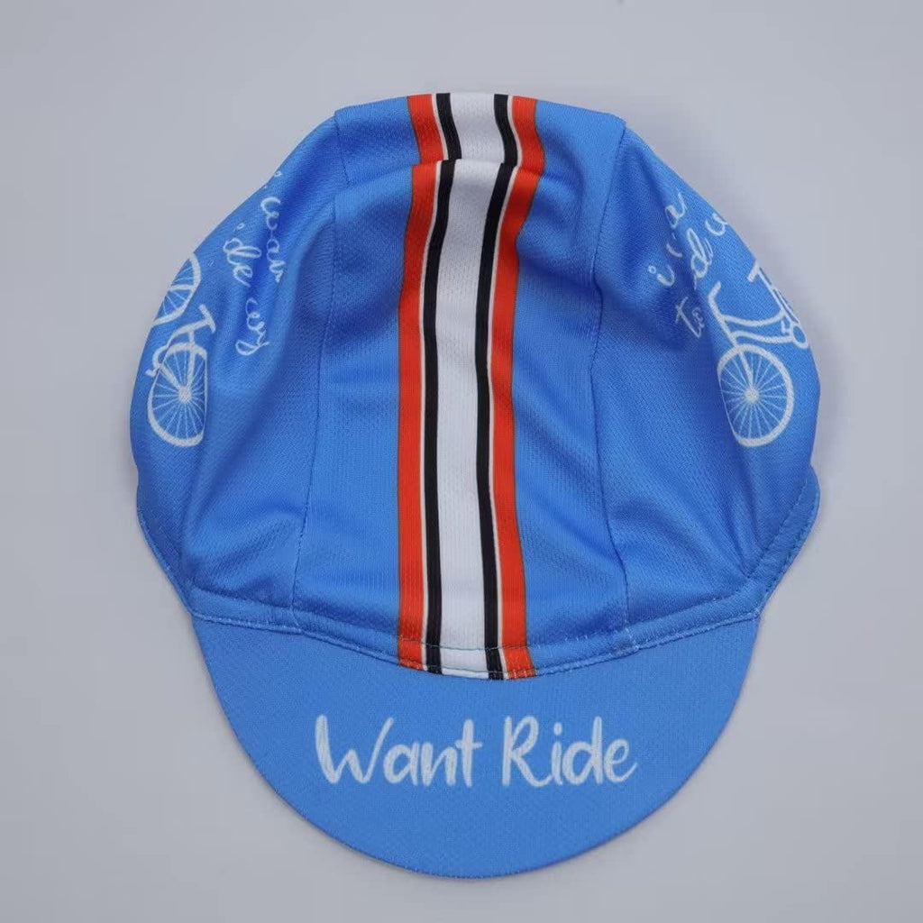 Man's Cycling Cap - Polyester Road Cycling Hat-Under Helmet - Cycling Helmet Liner Breathable&Sweat Uptake