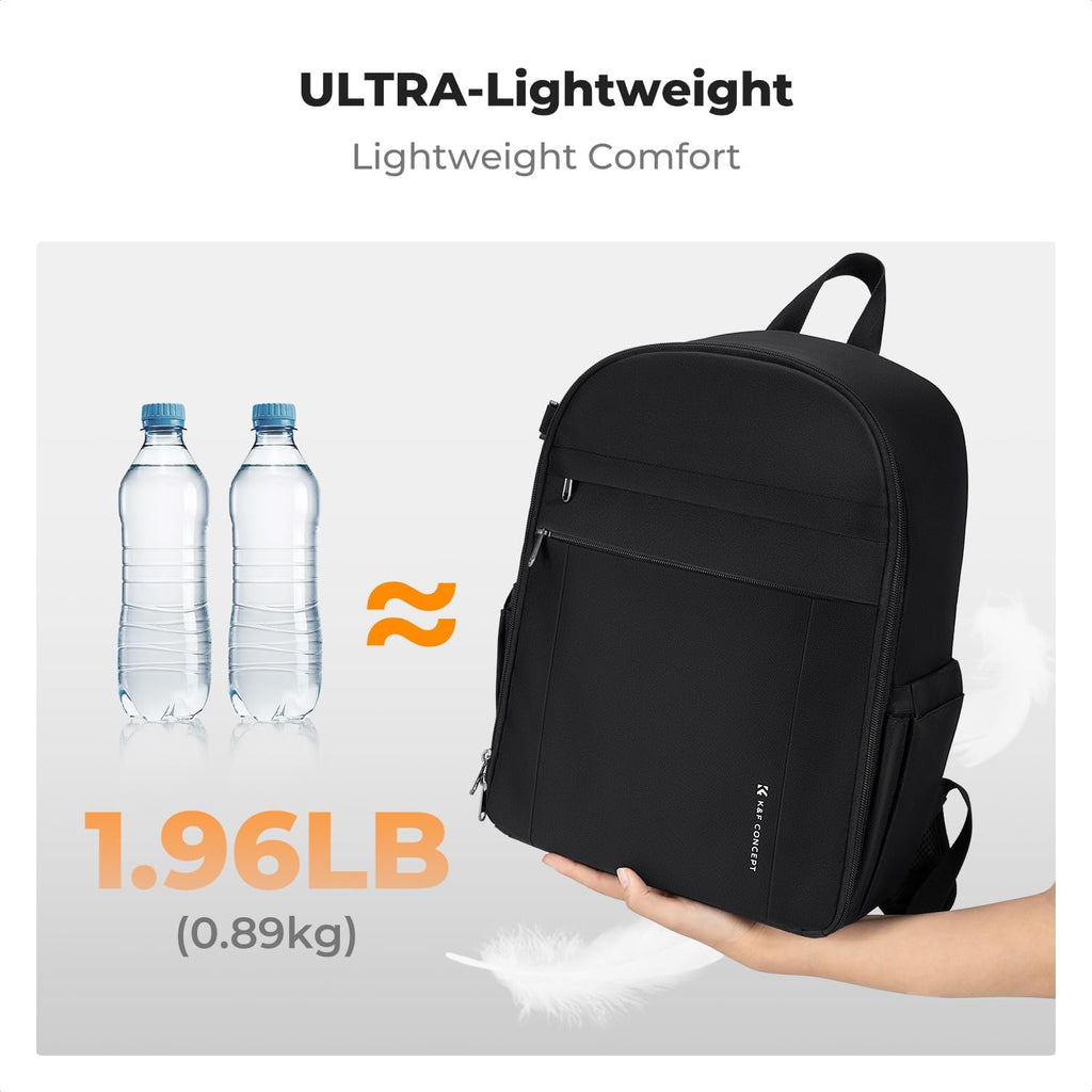 K&F CONCEPT Camera Backpack, Lightweight Camera Bag with Tripod Holder