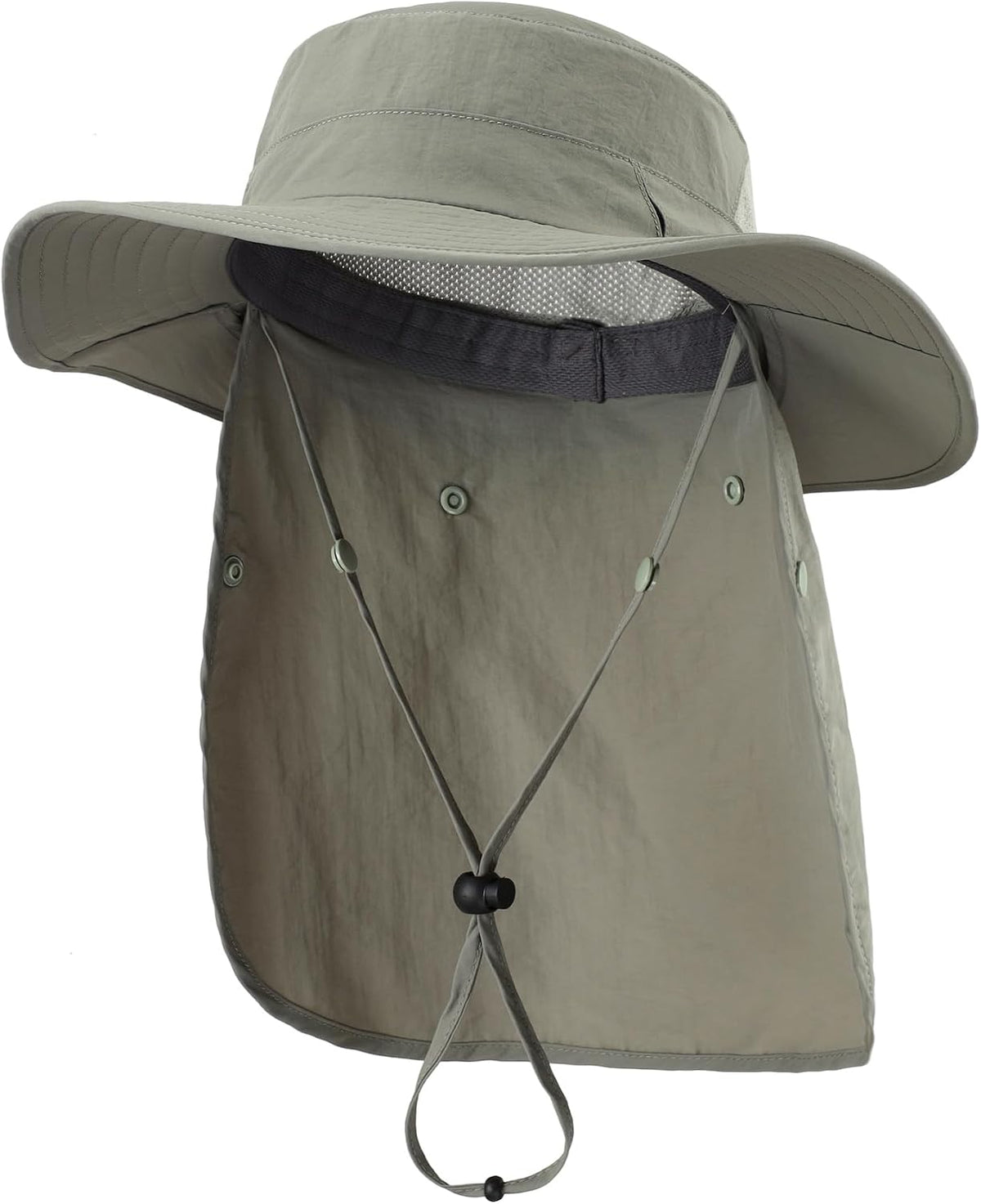 Home Prefer UPF 50+ Wide Brim Sun Hats with Neck Flap Sun Protection Hat for Men Women Gardening Fishing Summer Bucket Hat
