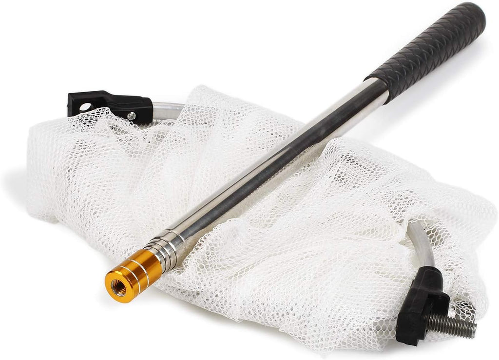 RESTCLOUD Insect and Butterfly Net with 12" Ring, 24" Net Depth, Handle Extends to 59 Inches