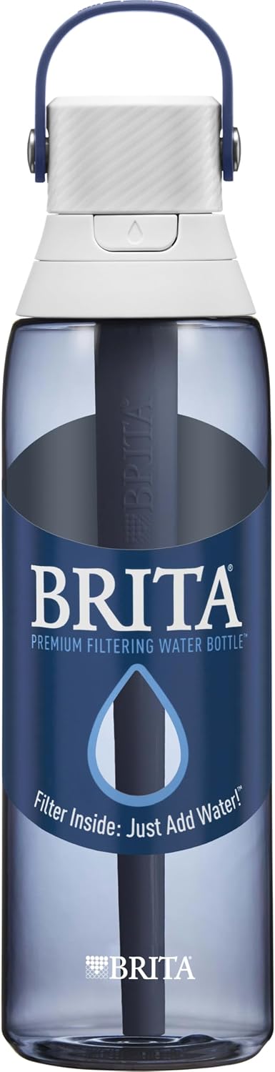 Brita 36386 Premium Water Filter Bottles, 26oz, Night Sky