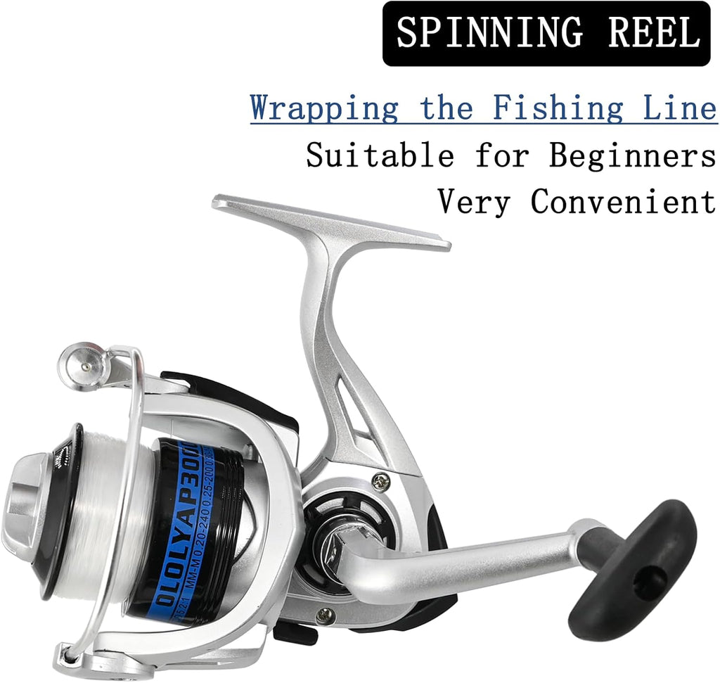 2PCS Fishing Rod and Reel Combo 6.9ft Telescopic Fishing Pole