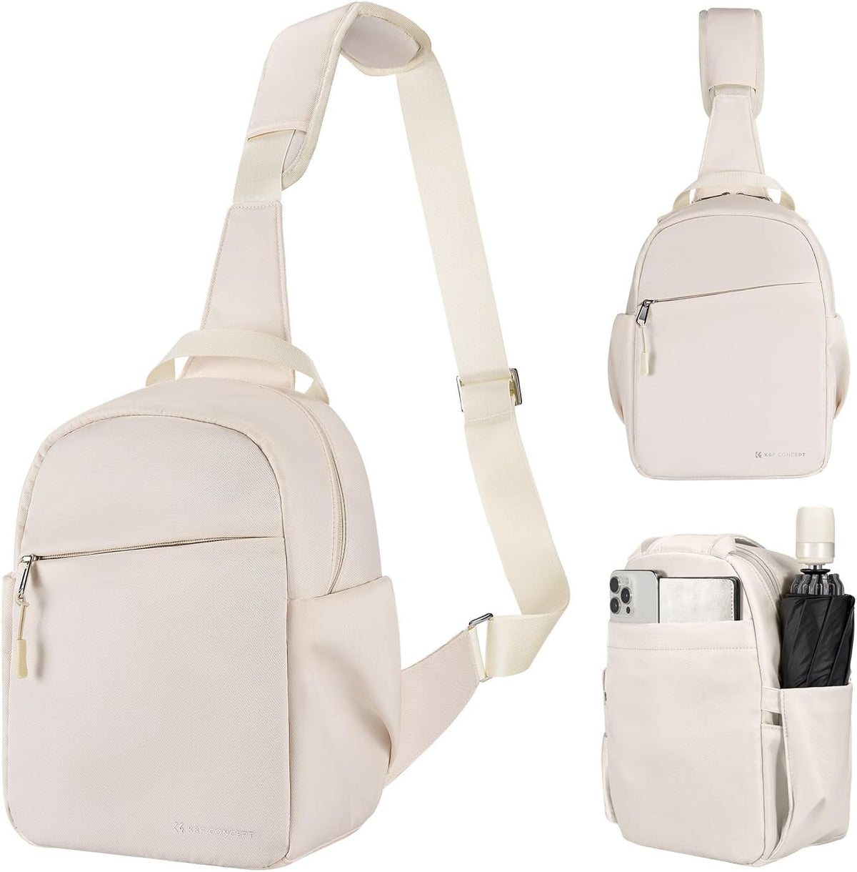 K&F CONCEPT Camera Sling Bag, Compact Crossbody Bag for DSLR Mirrorless
