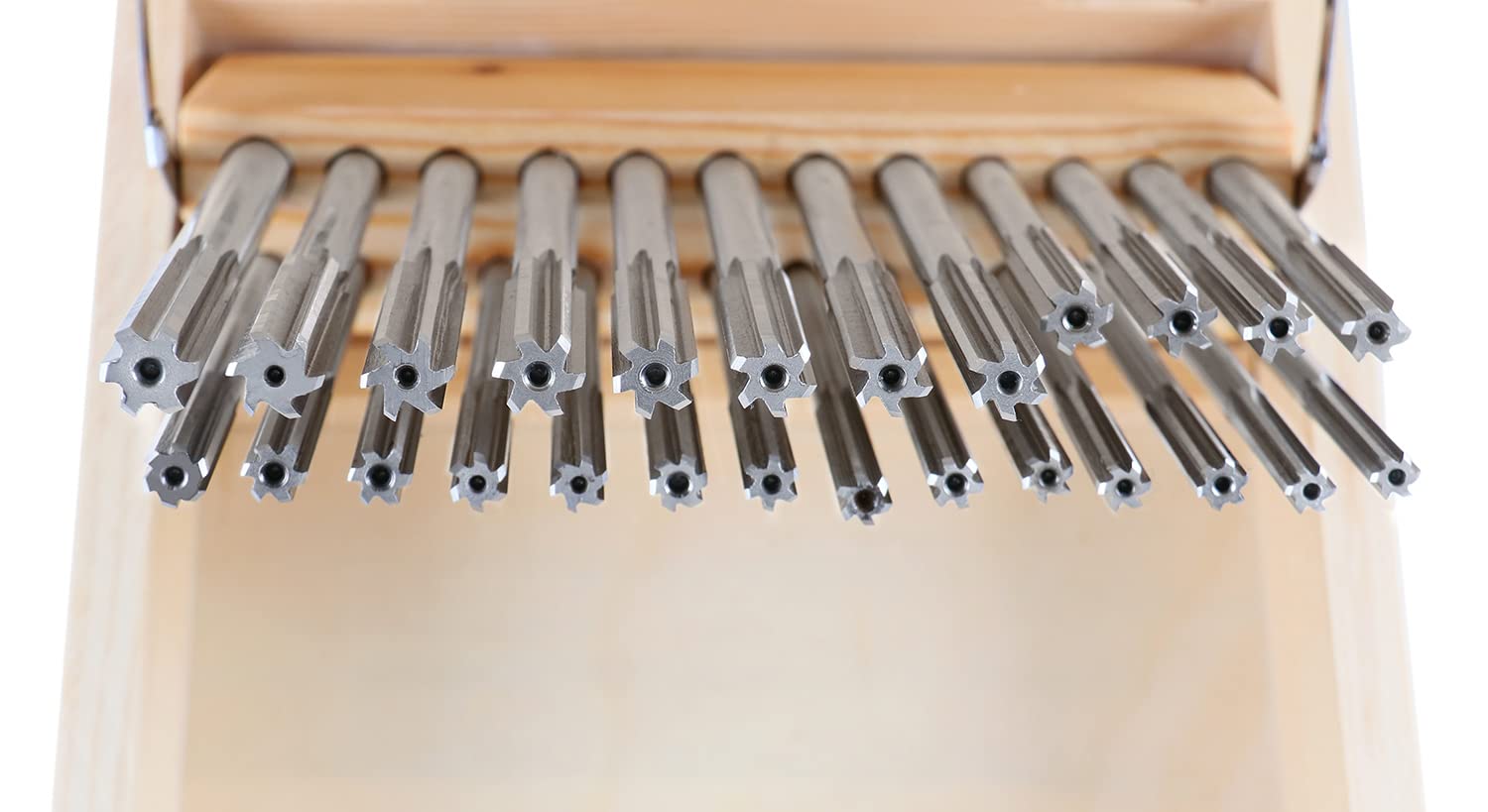 Accusize HSS Chucking Reamer Set Letter Size A to Z, 5500-SL00