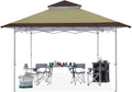 ABCCANOPY 13x13 Instant Pop Up Canopy Tent, Double Vented Top, Beige