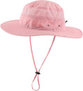 Connectyle UPF 50+ Wide Brim Sun Hat for Men Breathable Cowboy Boonie Hats Outdoor Bucket Hat for Fishing Hiking Safari