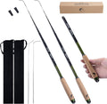 Goture 2pcs Tenkara Fishing Pole Inshore Streams Rivers Micro Fishing