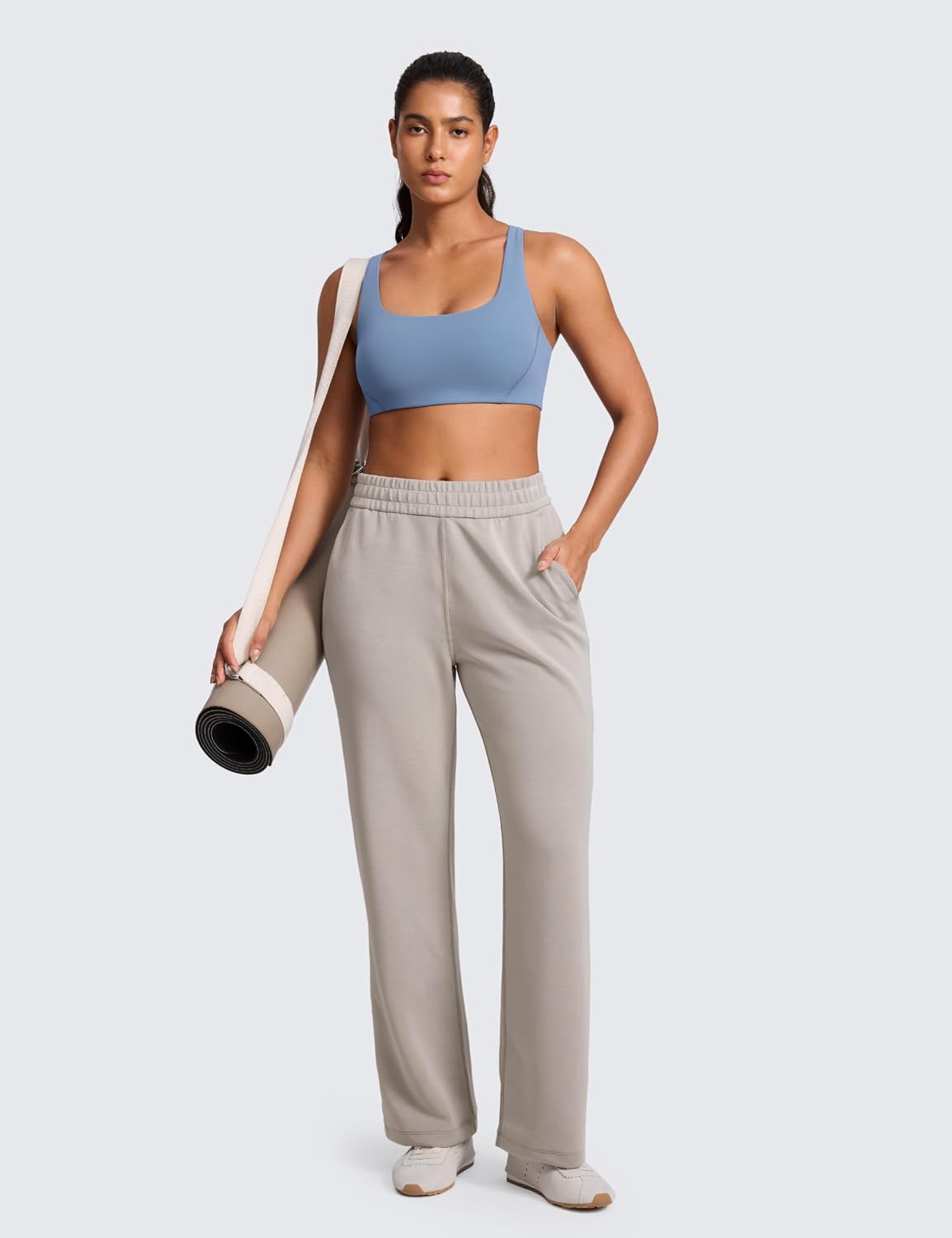 CRZ YOGA Butterlift Square Neck Sports Bras
