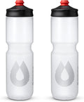 HydraPak Breakaway Surge Lightweight Bike Water Bottle (30oz, Clear)