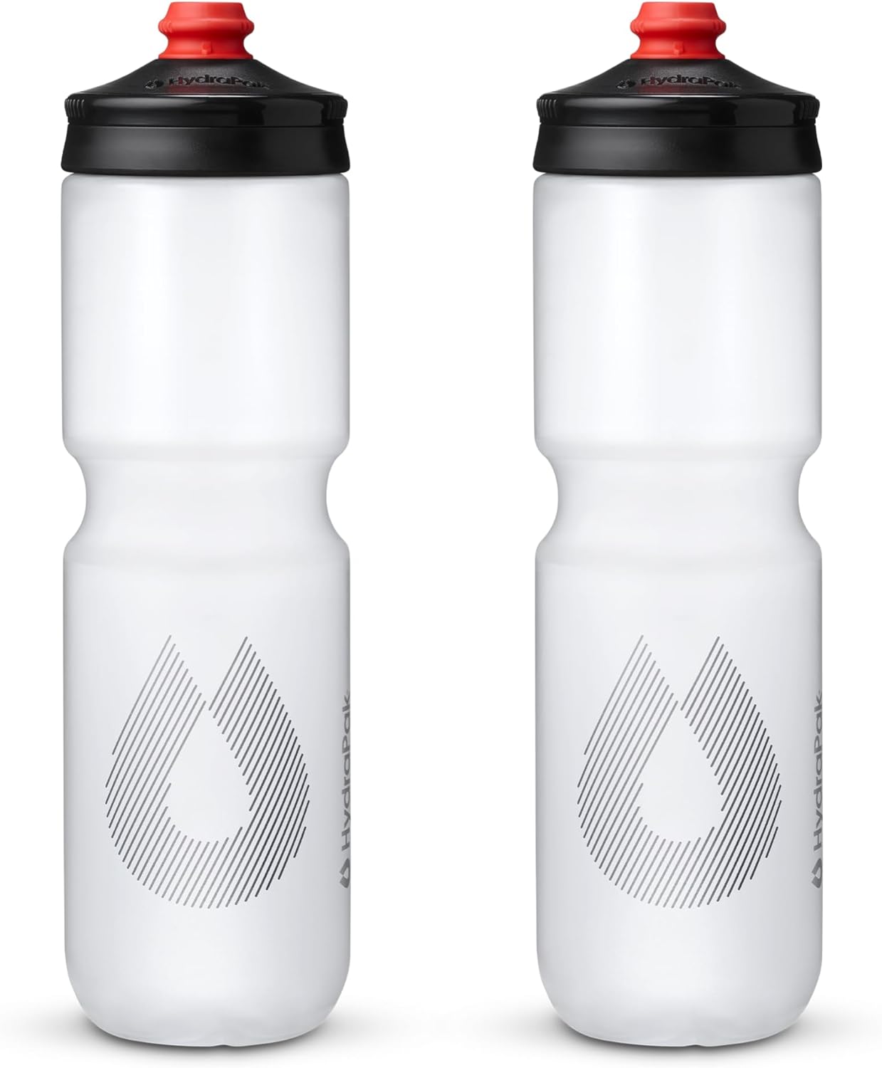 HydraPak Breakaway Surge Lightweight Bike Water Bottle (30oz, Clear)