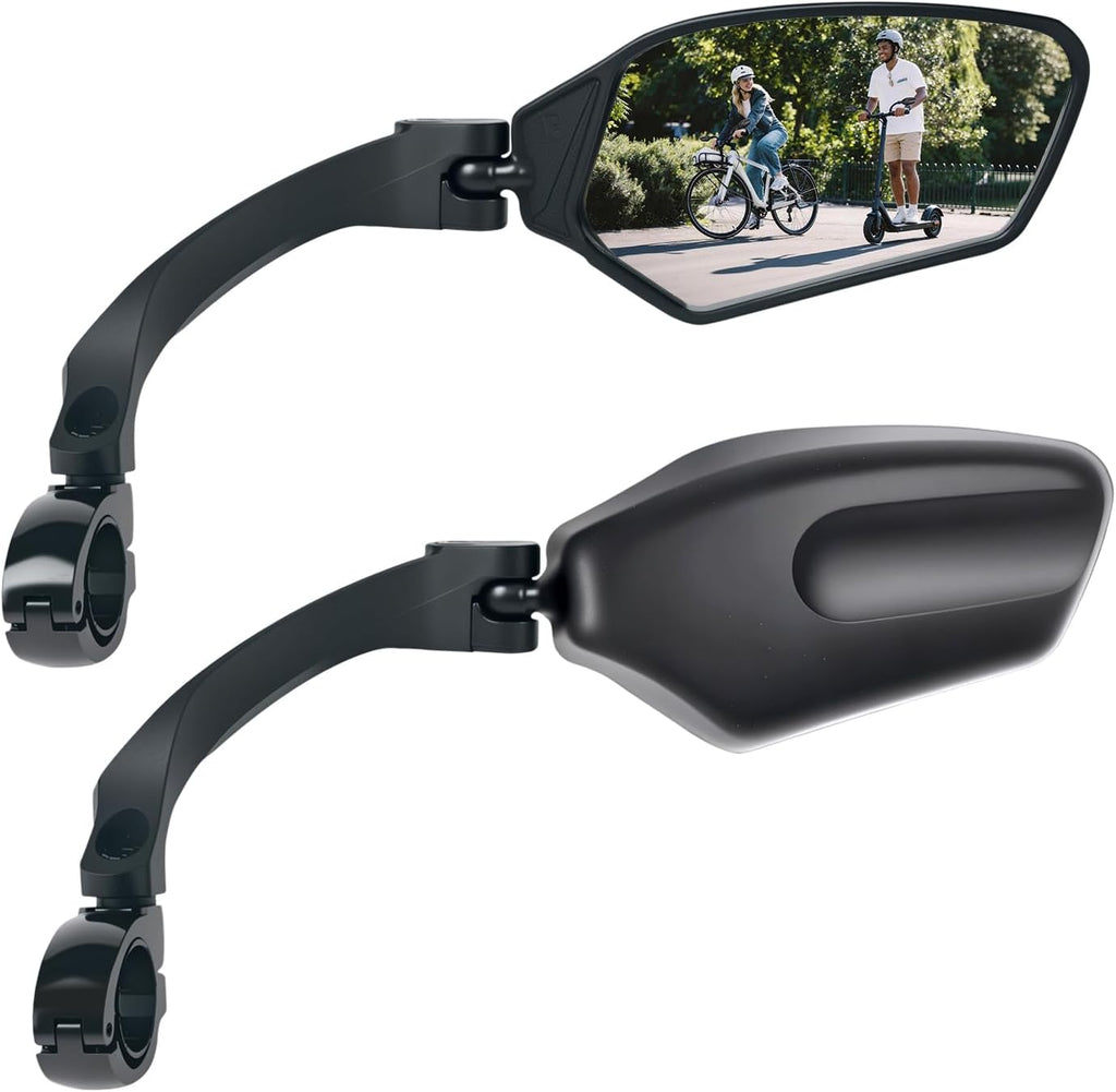 Adjustable Handlebar Bike Mirrors, Left & Right Bicycle Mirror Set