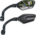 Adjustable Handlebar Bike Mirrors, Left & Right Bicycle Mirror Set