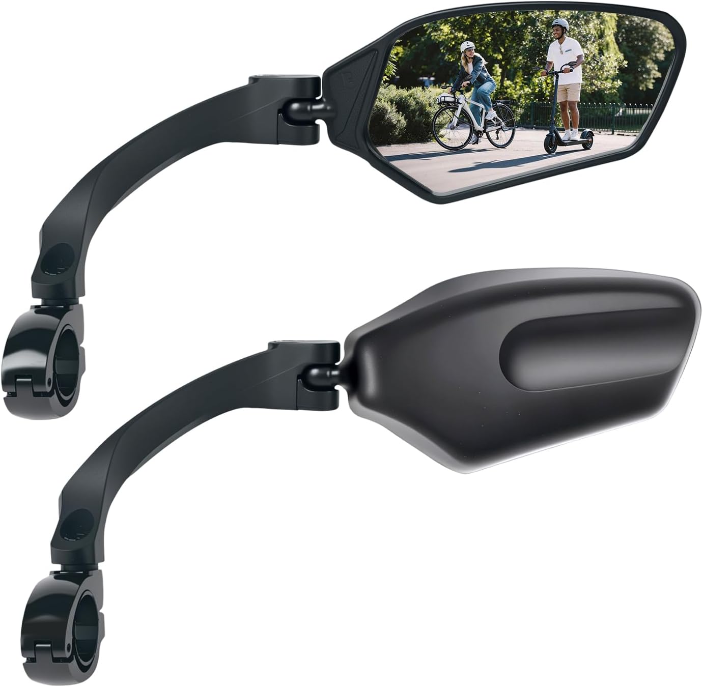 Adjustable Handlebar Bike Mirrors, Left & Right Bicycle Mirror Set