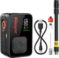 Mini Electric Bike Pump, 150PSI 17S Inflate, Auto Stop