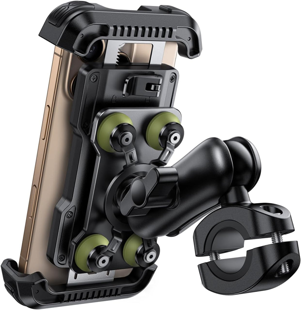 Lamicall Motorcycle Phone Mount Holder with Dual Vibration Dampener