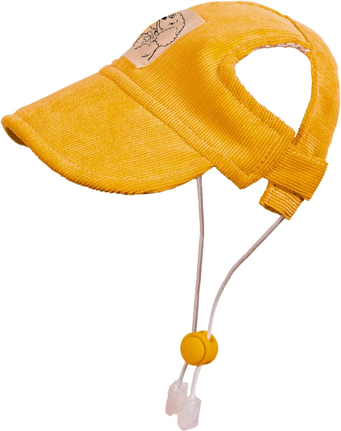 Pet Dog Baseball Cap, Cat Hat, Cat Dog Sun Cap with Ear Holes, Adjustable Puppy Outdoor Sun Hat (Pure Green, Medium)
