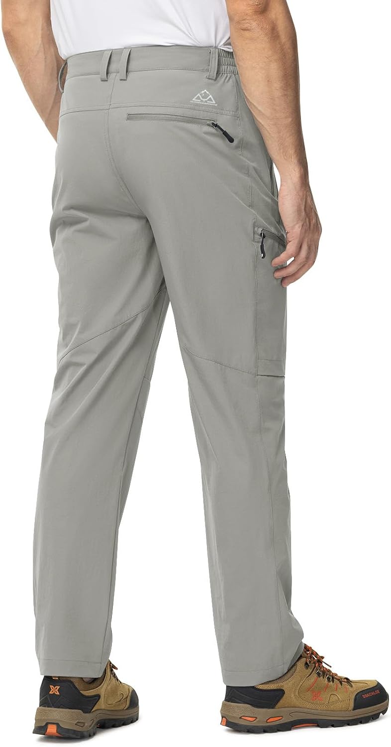 TBMPOY Mens Hiking Pants Lightweight Water Resistant Travel Outdoor Fishing
