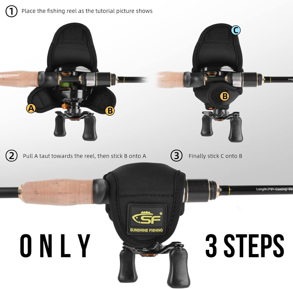 SF Neoprene Low Profile Casting Baitcasting Reel Cover