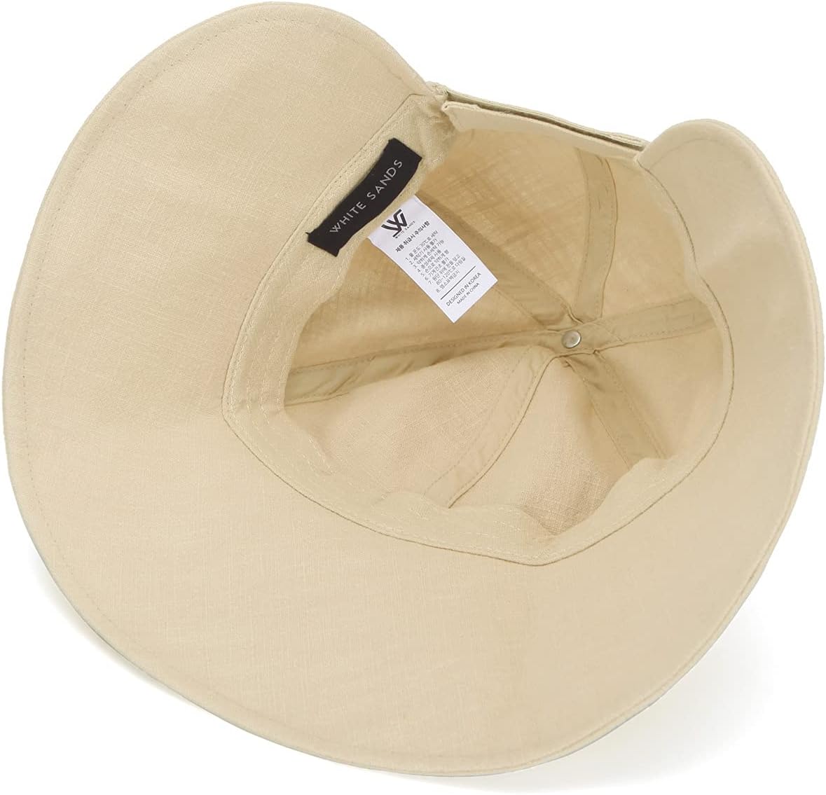 WHITE SANDS MOJA Linen Blend Victorian Bonnet Hat Sun Cap, Foldable Summer Visor | NEW Katy