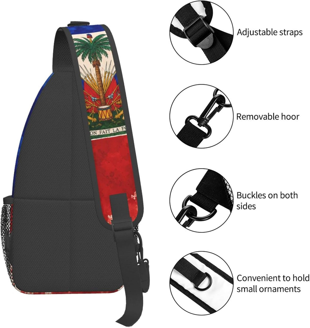 Sling Backpack Unisex Crossbody Chest Bag Shoulder Chest Bag For Women Men Hiking Travel