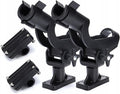 HiUmi Adjustable Rotatable Plastic Fishing Rod 3 Mount Rack Holder Bracket Boat Canoeing Rowing Mount Kit Kayak Side Rod Holder