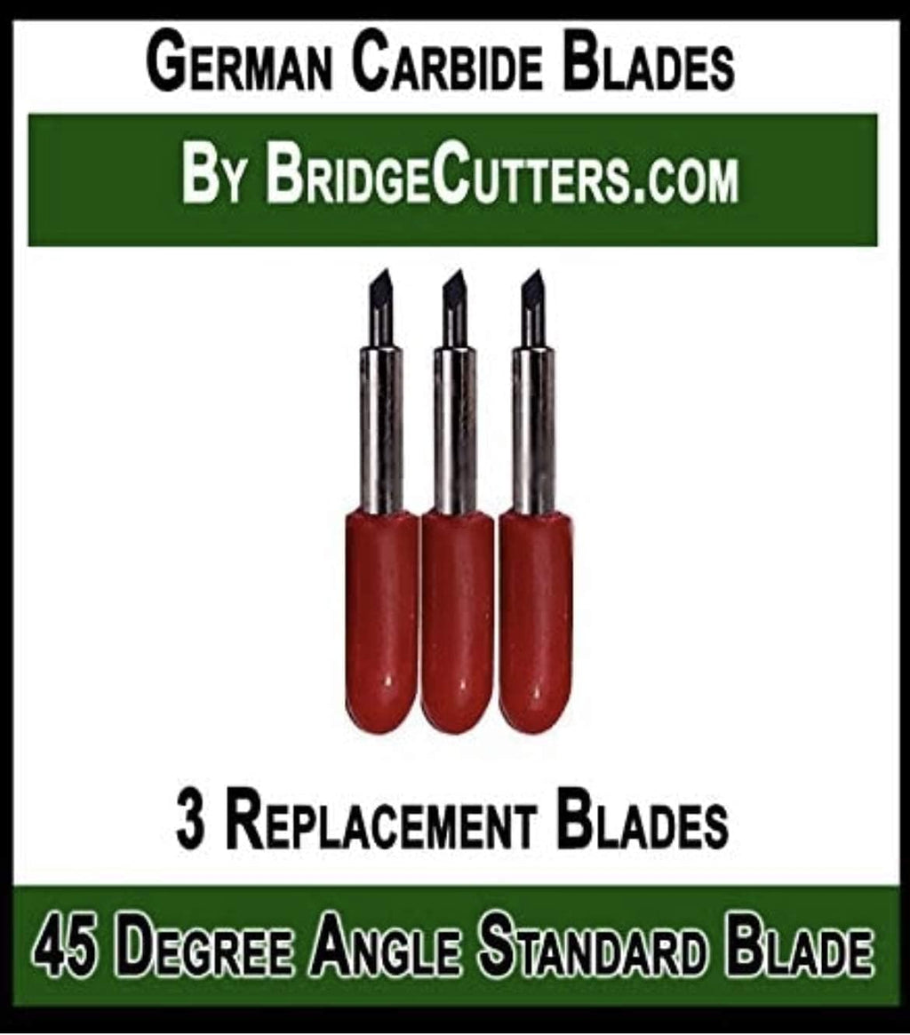 3 Pack Compatible German Carbide Blades Replacement Premium Fine Point for Craft Cutting Machines Compatible with Bridge Explore Air Expression 2 Explore One Maker 1 2 3