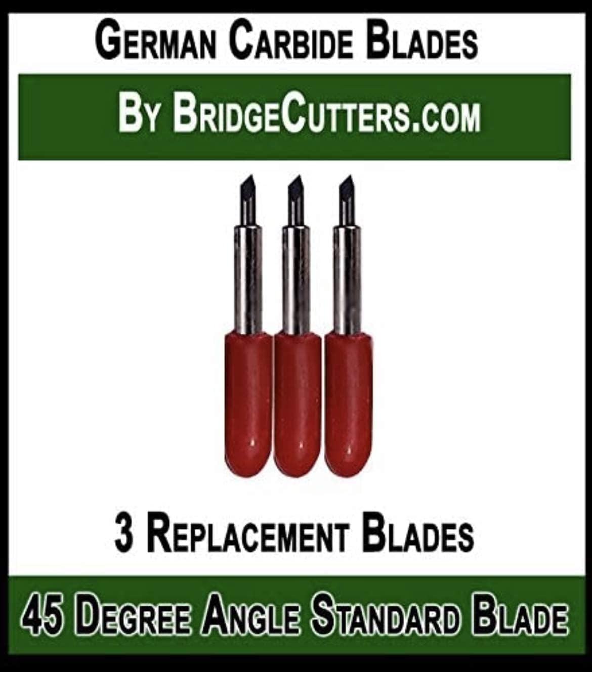 3 Pack Compatible German Carbide Blades Replacement Premium Fine Point for Craft Cutting Machines Compatible with Bridge Explore Air Expression 2 Explore One Maker 1 2 3