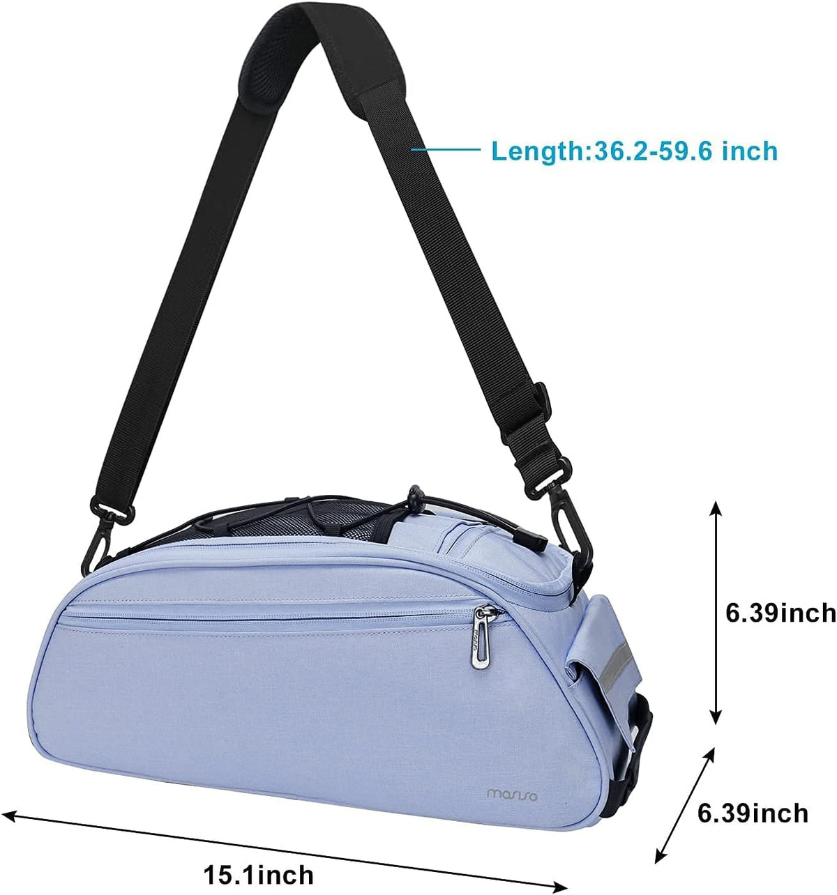 MOSISO Bike Rack Bag, Waterproof Bicycle Trunk Pannier Rear Seat Pouch