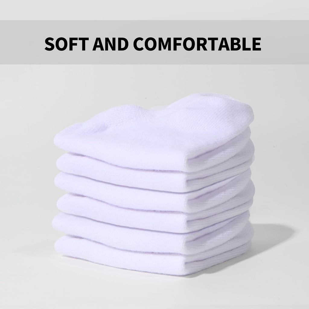 Nroktia 6/10 Pairs Non-Slip No Show Socks Men's & Women's Low-Cut Liners