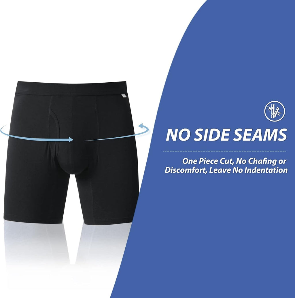BAMBOO COOL Ultra Soft & breathable Mens Underwear Boxer Briefs Pack