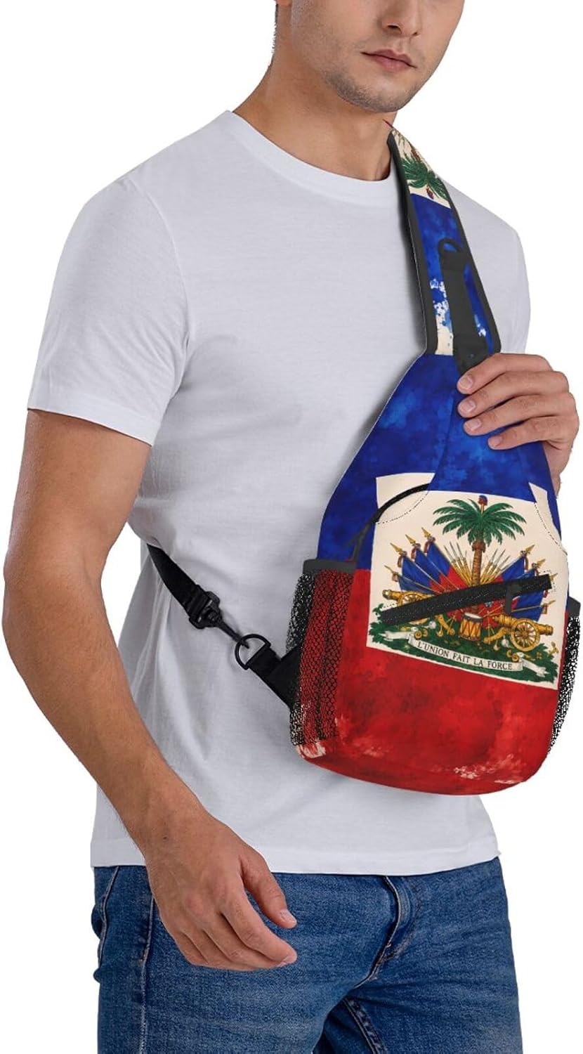 Sling Backpack Unisex Crossbody Chest Bag Shoulder Chest Bag For Women Men Hiking Travel