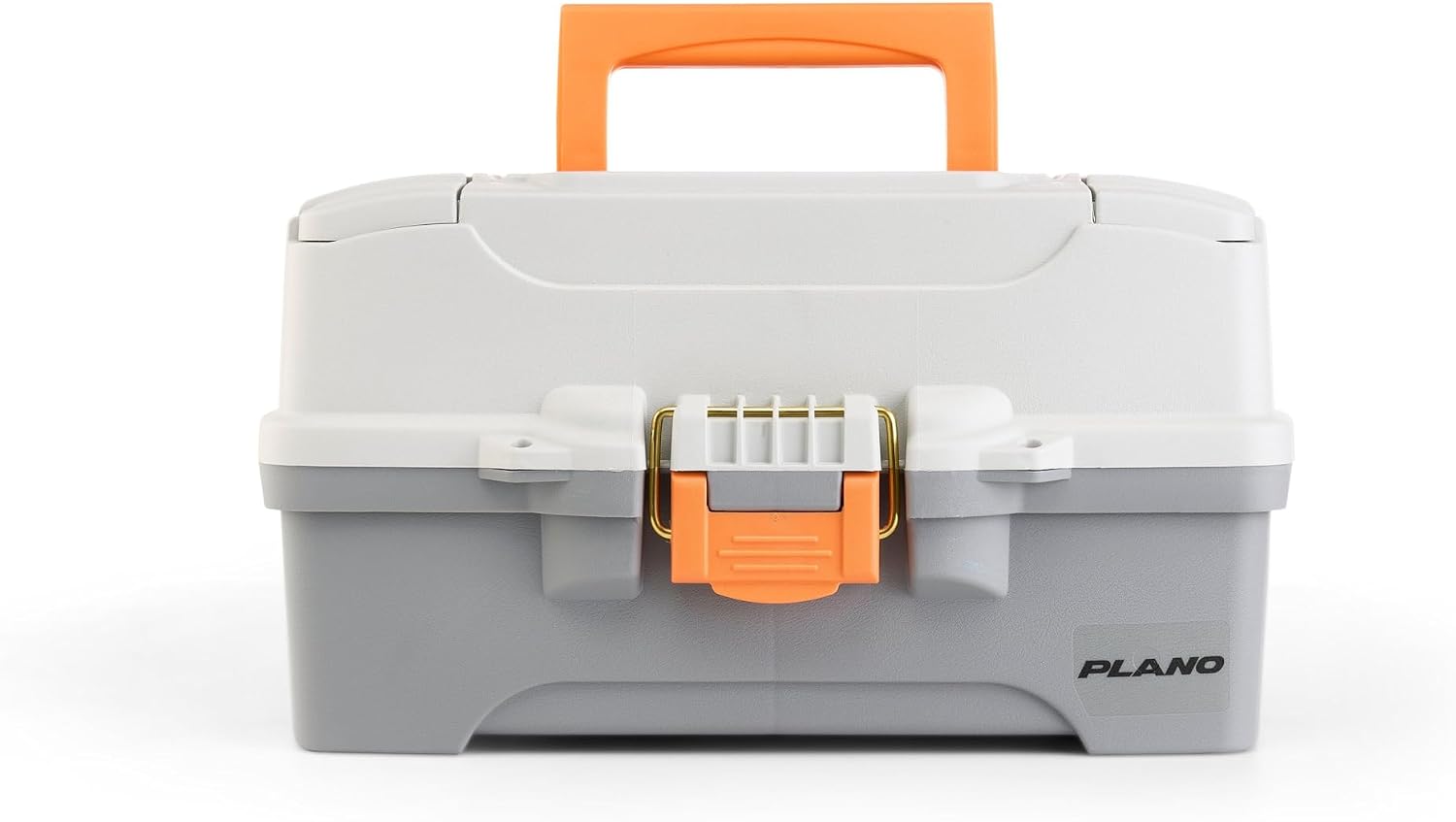 Plano 2-Tray Tackle Box with Dual Top Access, Blue Metallic/Off White, Premium Tackle Storage, 620206, One Size