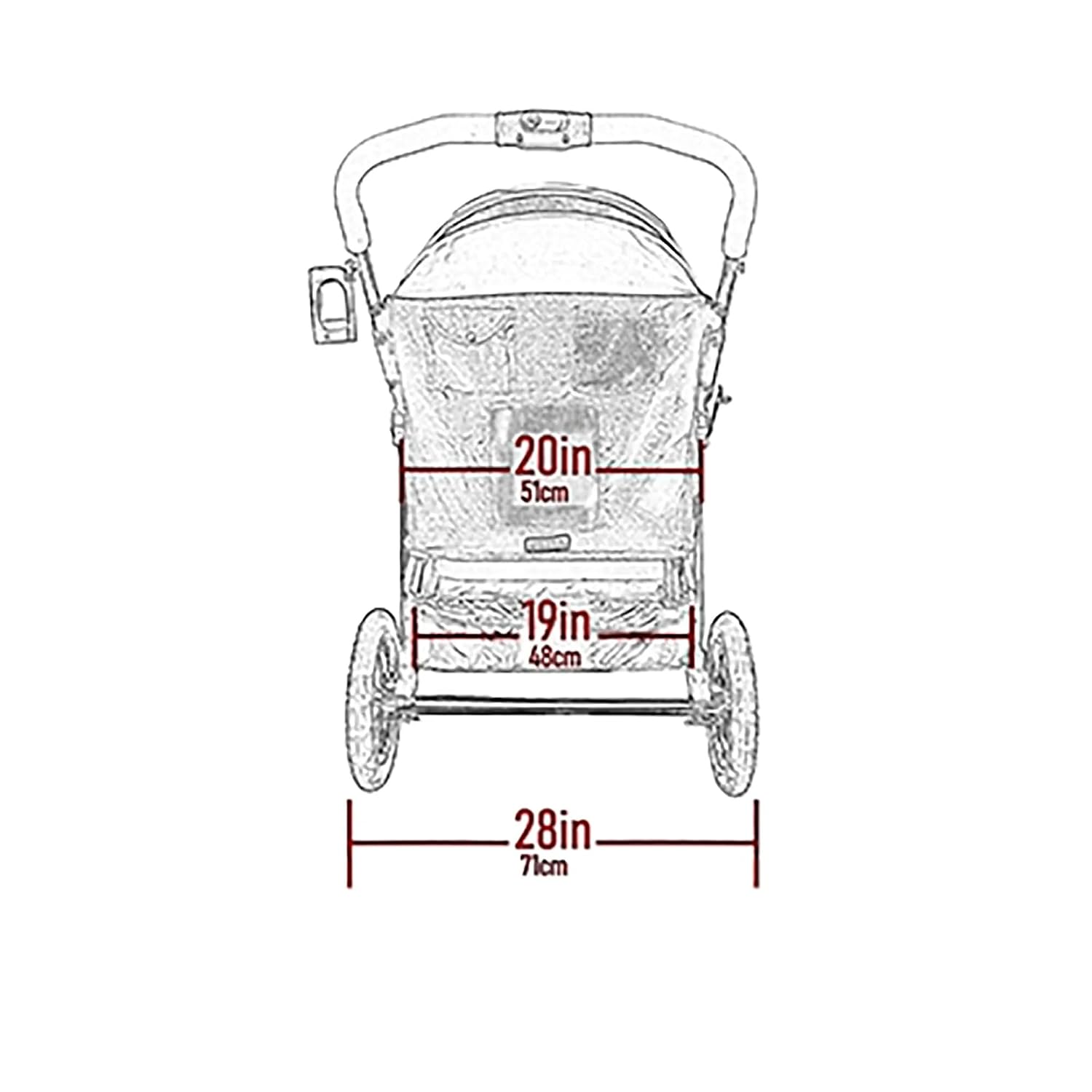 Pet Gear No-Zip Double Pet Stroller, Jade