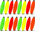 YOTO Peg Floats for Catfish Crappie,Foam Cigar Slip Fishing Corks Bobbers for Santee Rig