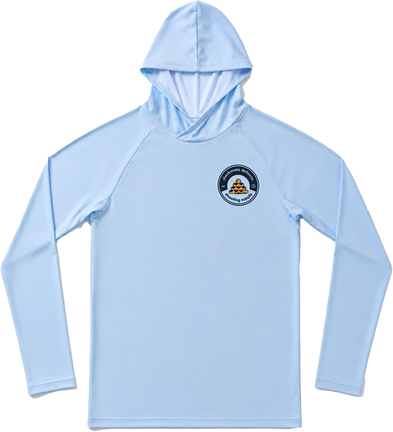 Outdoor Performance Hoodie, Lightweight Micro Mesh Hooded Shirt with 4-Way Stretch for Hiking Fishing Gym
