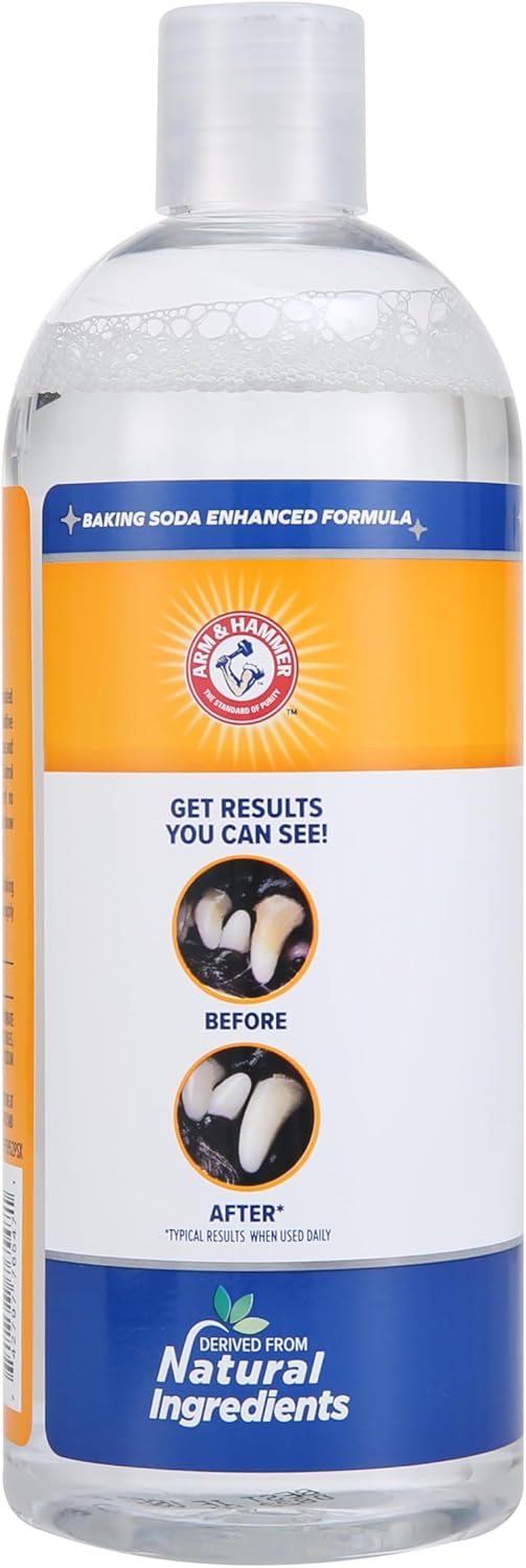 Arm & Hammer Clinical Care Dental Rinse for Dogs, 16 Fl Oz, 2-Pack