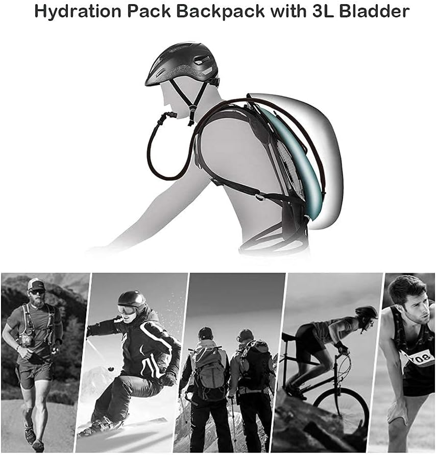 Water Backpack Hydration Backpack with Bladder Lightweight & Waterproof Hydration Pack for Hiking, Cycling, Running,Climbing Outdoorer ,Gift for dad