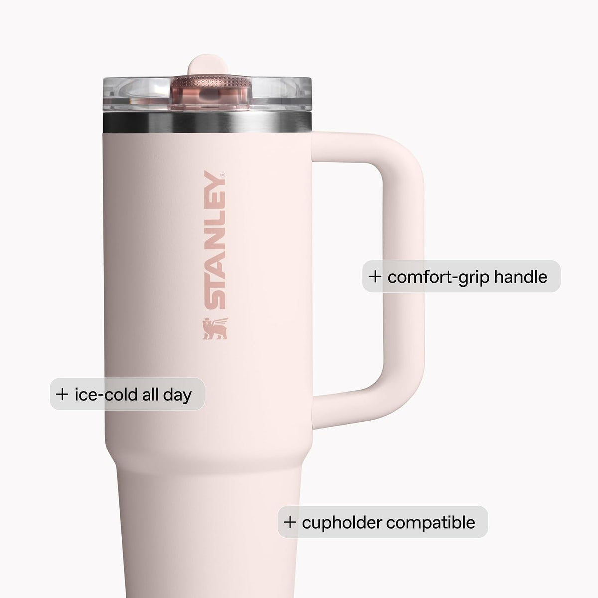 STANLEY Quencher ProTour Flipstraw Tumbler, 14 oz, Black 2.0