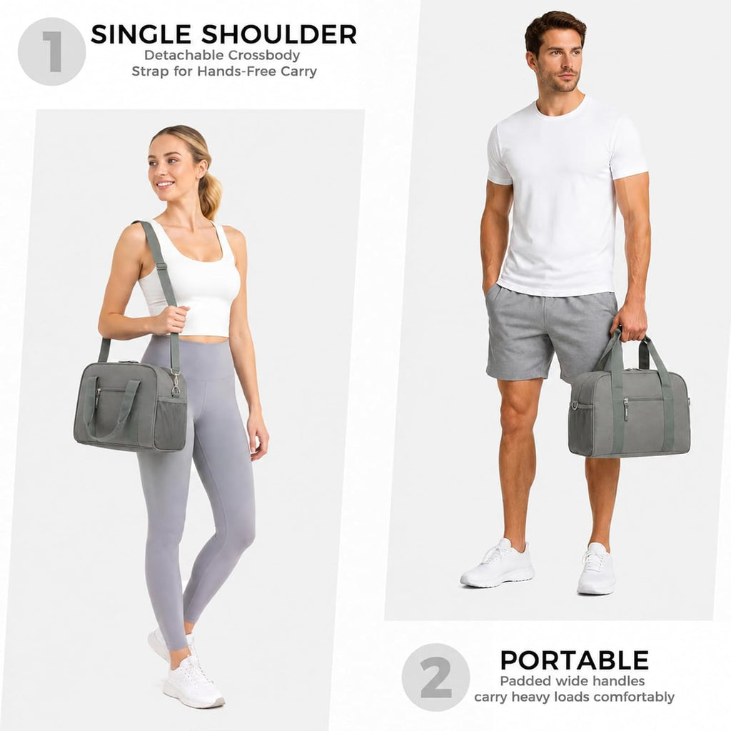 Searock 14-Inch Small Gym Bag for Men & Women, Mini Duffle Bag for Travel