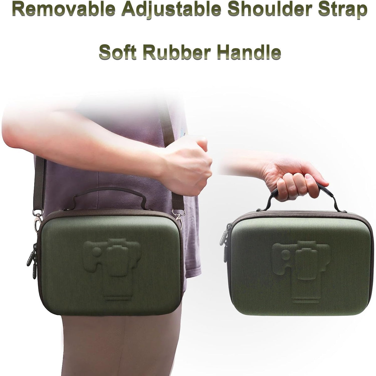 Small Camera Case Bag for Canon EOS Rebel T7/R50//R100 DSLR Camera Green
