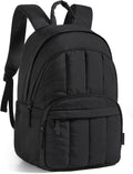 BAGSMART College Laptop Backpack,Cute Travel Backpack for Women,Quilted Computer Bookbag