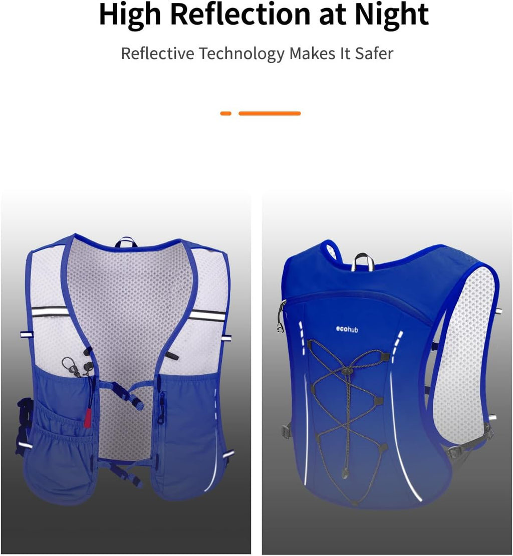 ECOHUB Lightweight Hydration Vest Water Backpack with 2L Water Bladder