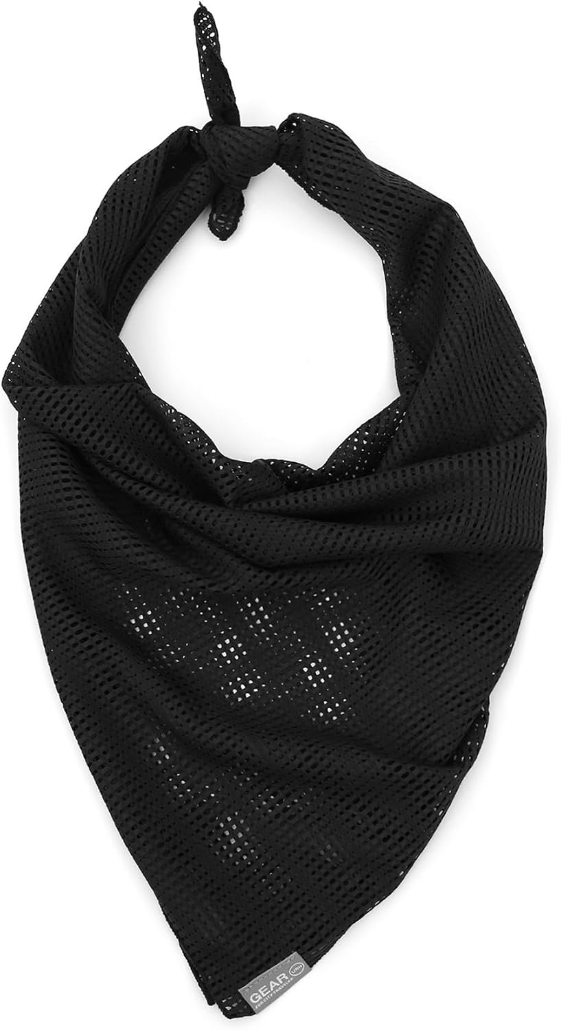 UNDERCONTROL Quick-Dry Mesh Scarf Lightweight Breathable Outdoor Bandana for Hiking, Running, Camping, Gorpcore Style Korea